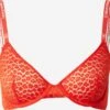 CALVIN KLEIN UNDERWEAR Bøjle-BHer Triangel BH Kvinder Rød