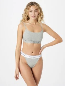 CALVIN KLEIN UNDERWEAR Bustierer Og Sports-BHer Bustier BH Kvinder Grå-meleret -s.Oliver Butik 0c202f920caf08bd043566e0ea4386cd