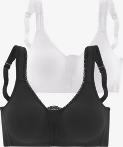 BHer Uden Bøjle BH Kvinder Sort / Hvid