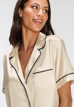 Bruno Banani Nattøj Pyjamas Kvinder Creme -s.Oliver Butik 2224de6350cd98131389d553d7095be5