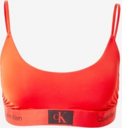 CALVIN KLEIN UNDERWEAR Bustierer Og Sports-BHer Bustier BH Kvinder Orangerød
