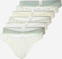 Women'secret Trusser Slip Kvinder Pastelgul / Jade / Naturhvid