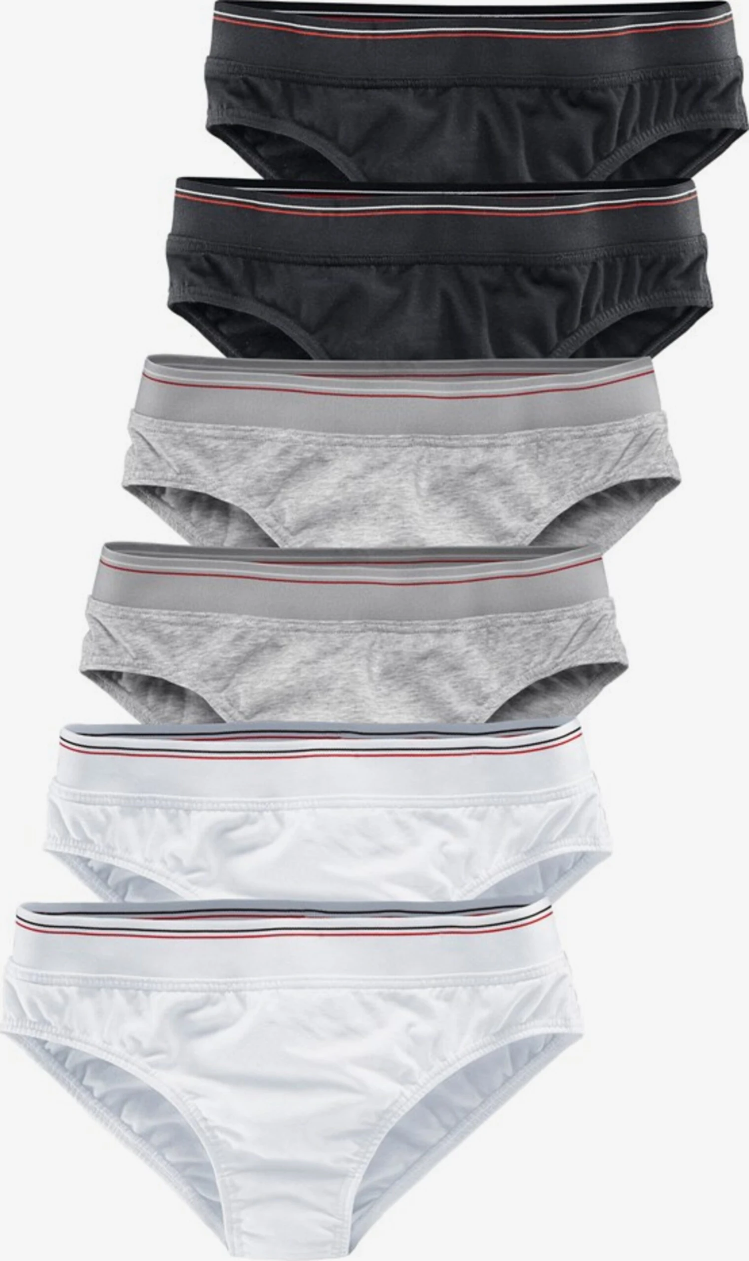 H.I.S Trusser Slip Kvinder Grå-meleret / Sort / Hvid 3 H.I.S Trusser Slip Kvinder Grå-meleret / Sort / Hvid