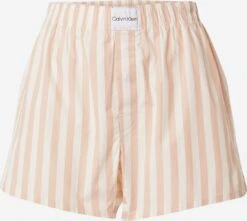 CALVIN KLEIN UNDERWEAR Nattøj Regular Pyjamasbukser Kvinder Beige