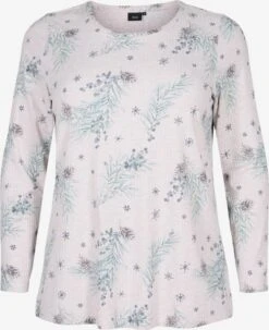 Zizzi Nattrøjer Soveskorte Mavlis Kvinder Creme