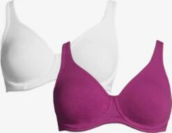 Minimizer-BHer T-shirt-BH Minimizer Kvinder Bær / Hvid