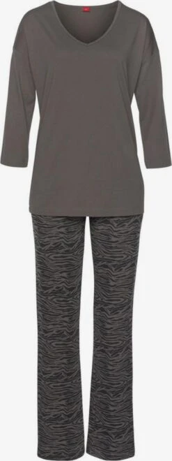 S.Oliver Nattøj Pyjamas Kvinder Mørkegrå