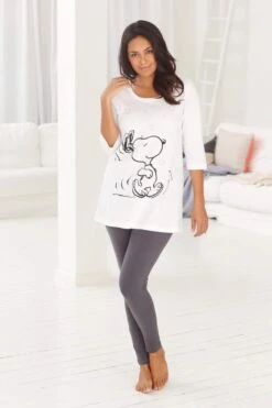 Peanuts Nattøj Pyjamas Kvinder Grå -s.Oliver Butik 3d4115ffdf5a9d5465c9120fe6c25f9b