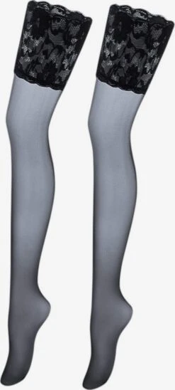 Lingeri Selvsiddende Strømpebukser Kvinder Sort