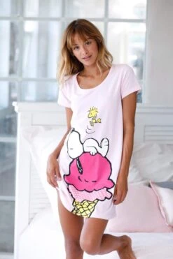 Peanuts Natskjorter Natskjorte Kvinder Mørk Pink -s.Oliver Butik 427cd279142f3c89c35ccf2e51addedb