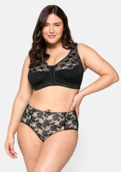 Sheego BHer Uden Bøjle T-shirt-BH BH Kvinder Sort -s.Oliver Butik 43628a4d9a2cefb741e264cafd9e9916