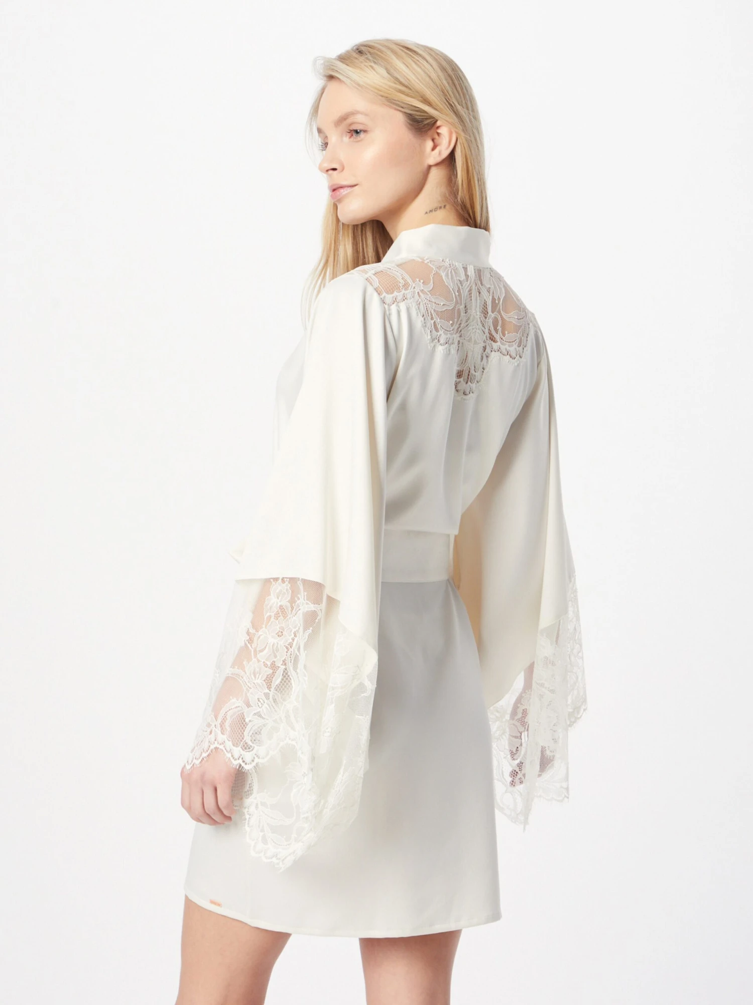 Hunkemöller Morgenkåber Morgenkåbe Sophia Kvinder Hvid 5 Hunkemöller Morgenkåber Morgenkåbe Sophia Kvinder Hvid - Billede 3