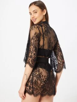 Hunkemöller Morgenkåber Morgenkåbe Isabella Kvinder Sort -s.Oliver Butik 46e8eefd5178bf88b467ebc38a7a4354