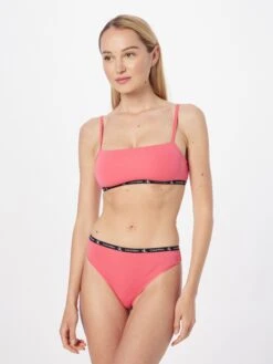 CALVIN KLEIN UNDERWEAR Bustierer Og Sports-BHer Bustier BH Kvinder Pink / Hvid -s.Oliver Butik 47882fa8141caf449b5d8bb901c883fb