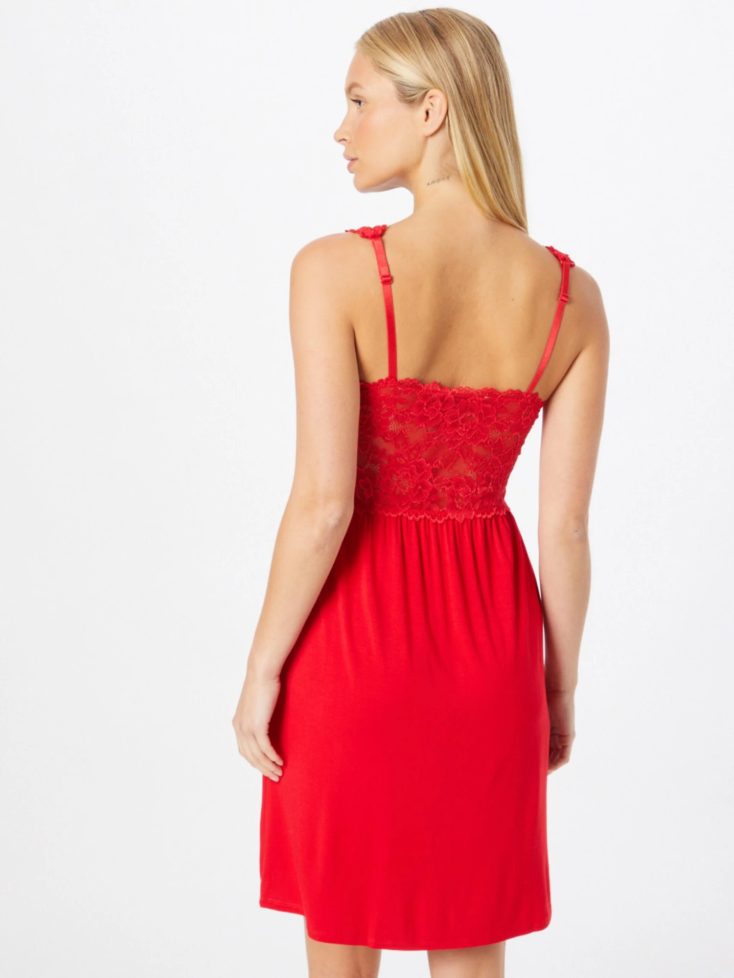 Hunkemöller Natkjoler Negligée Nora Kvinder Rød 5 Hunkemöller Natkjoler Negligée Nora Kvinder Rød - Billede 3