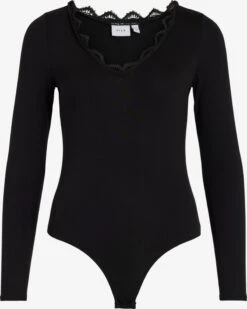 Vila Blonde Body Suits Body SASSI Kvinder Sort