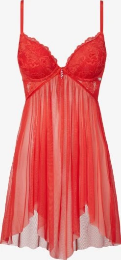 Jette Natkjoler Negligée Kvinder Rød