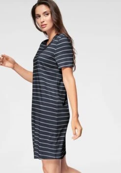 Schiesser Natskjorter Natskjorte Kvinder Ultramarinblå -s.Oliver Butik 53e85bbe15006e10070cfb332ef5e076