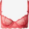 NLY By Nelly Bøjle-BHer Balconette BH Kvinder Rød