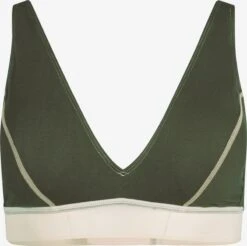 Skiny Trekants-BH-er Triangel BH Kvinder Mørkegrøn