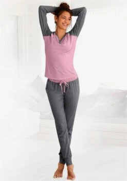 Buffalo Nattøj Pyjamas Kvinder Grå / Lyserød -s.Oliver Butik 5b510d6d3ba2f70eb2790adb59f05cc0