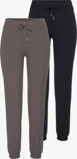 Nattøj Pyjamasbukser Kvinder Taupe / Sort