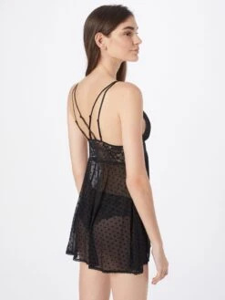 Hunkemöller Natkjoler Negligée Beatriz Kvinder Sort -s.Oliver Butik 5d09e0221c52c85d3218aedeaa235a7c