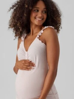 Mamalicious Nattøj Pyjamas PANSY Kvinder Lyserød / Pudder -s.Oliver Butik 623e70796ad0eb44336771bfb32869e7