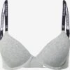 CALVIN KLEIN UNDERWEAR Bøjle-BHer T-shirt-BH BH Kvinder Lysegrå / Grå-meleret -s.Oliver Butik 683f7909eee8e208dc428fdc5e28f934