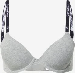 CALVIN KLEIN UNDERWEAR Bøjle-BHer T-shirt-BH BH Kvinder Lysegrå / Grå-meleret