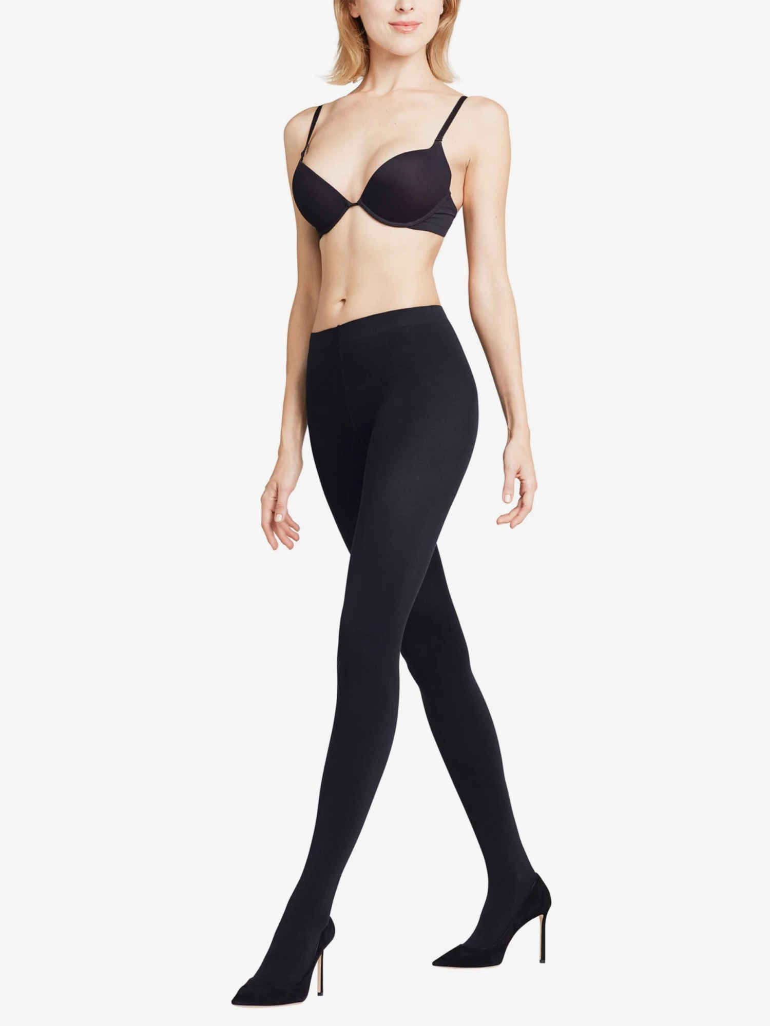 Falke Strømpebukser Nylonstrømpebukser Deluxe Kvinder Sort 6 Falke Strømpebukser Nylonstrømpebukser Deluxe Kvinder Sort - Billede 4