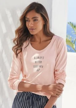 Nattrøjer Soveskorte Kvinder Lyserød / Mørk Pink -s.Oliver Butik 6b6188bd3244d4fd6ca8342c700d81c4