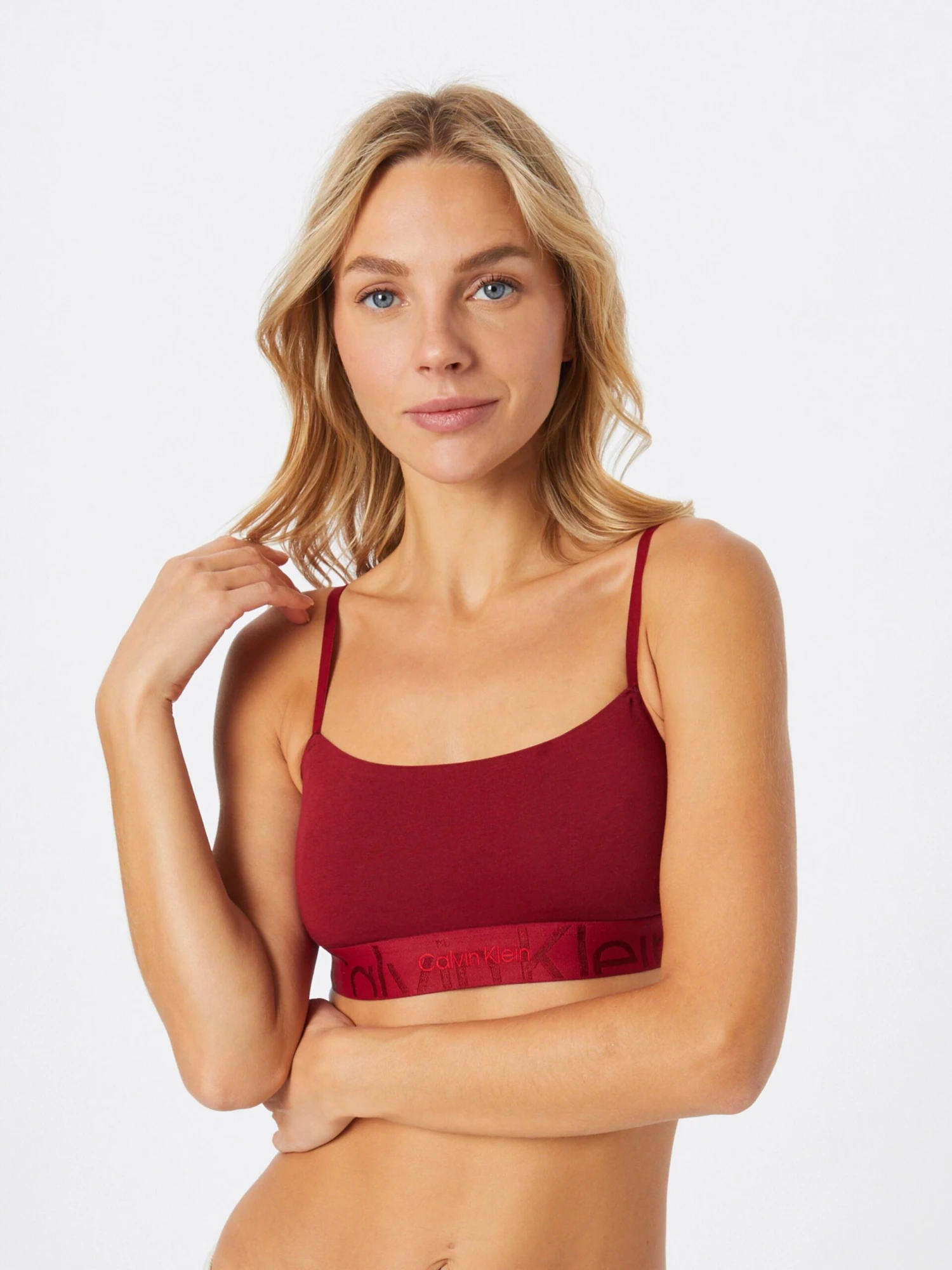 CALVIN KLEIN UNDERWEAR Bustierer Og Sports-BHer Bustier BH Kvinder Vinrød 4 CALVIN KLEIN UNDERWEAR Bustierer Og Sports-BHer Bustier BH Kvinder Vinrød - Billede 2