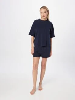 Schiesser Nattrøjer Soveskorte Kvinder Mørkeblå -s.Oliver Butik 78da4abe19df7634f44945ef0e52bb29