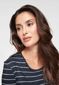 Schiesser Natskjorter Natskjorte Kvinder Ultramarinblå -s.Oliver Butik 82efbc2196661057532d8432aef2acc4