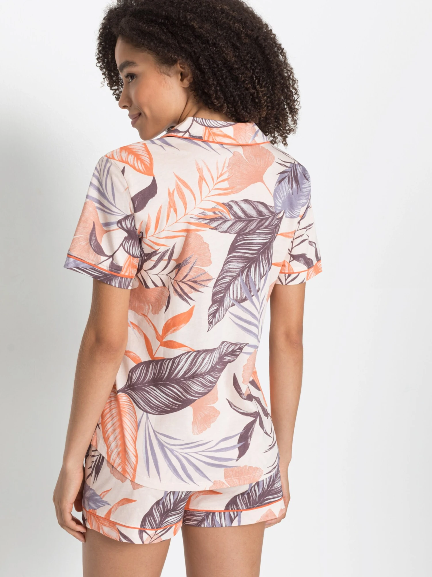 Pyjamas Shorty Kvinder Blandingsfarvet 6 Pyjamas Shorty Kvinder Blandingsfarvet - Billede 4