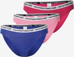 Women'secret Trusser Slip Kvinder Blå / Pink