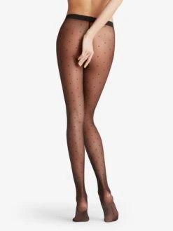 Falke Strømpebukser Nylonstrømpebukser Dot Kvinder Sort -s.Oliver Butik 8d4aa29dd36f86277854830f8678ff50