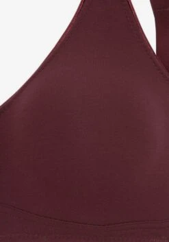 T-shirt-BHer Regular BH Kvinder Bordeaux / Hvid -s.Oliver Butik 915d900a7a38c78a741f1db931e967ca