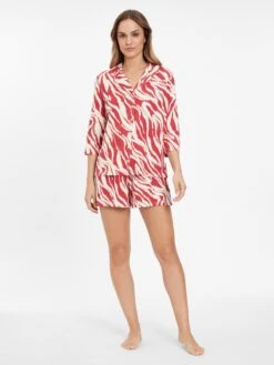 S.Oliver Nattøj Pyjamasbukser Kvinder Orangerød -s.Oliver Butik 942373ac2b0ffd785da506fa08a5320e