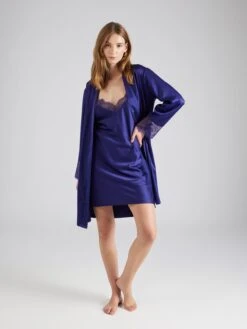 LingaDore Natkjoler Negligée Kvinder Mørkelilla -s.Oliver Butik 9cdc2704e69843815b355faa34cbee45