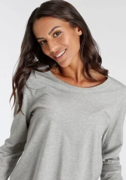 S.Oliver Nattrøjer Soveskorte Kvinder Grå-meleret -s.Oliver Butik 9f8ea07041e2d070632ea42f1215f6ae