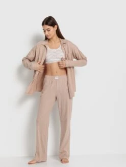 Nattøj Regular Pyjamasbukser LSCN Pants Kvinder Sand -s.Oliver Butik a0375973cb04710526002842ae184c96