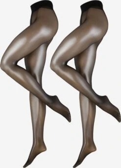 Swedish Stockings Strømpebukser Nylonstrømpebukser Elin Kvinder Sort