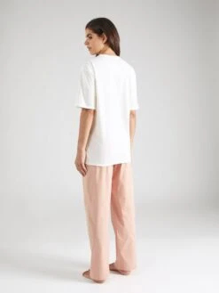 CALVIN KLEIN UNDERWEAR Nattøj Pyjamas Kvinder Pastelorange / Hvid -s.Oliver Butik a97d7f44215e5f362ef1b58f3ae72deb