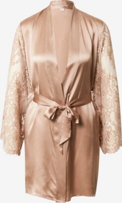 Hunkemöller Morgenkåber Morgenkåbe Kvinder Pudder