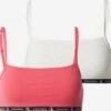CALVIN KLEIN UNDERWEAR Bustierer Og Sports-BHer Bustier BH Kvinder Pink / Hvid -s.Oliver Butik ac0d6424c18e91d05aa0cae2dc8c170d
