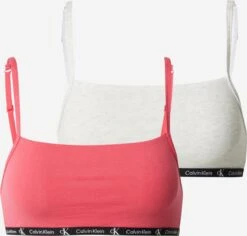 CALVIN KLEIN UNDERWEAR Bustierer Og Sports-BHer Bustier BH Kvinder Pink / Hvid