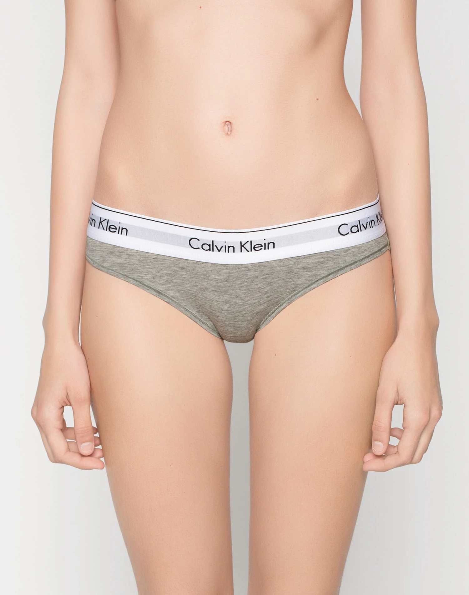 CALVIN KLEIN UNDERWEAR Trusser Slip Kvinder Grå / Grå-meleret 4 CALVIN KLEIN UNDERWEAR Trusser Slip Kvinder Grå / Grå-meleret - Billede 2