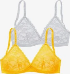 Trekants-BH-er Triangel BH Kvinder Gul